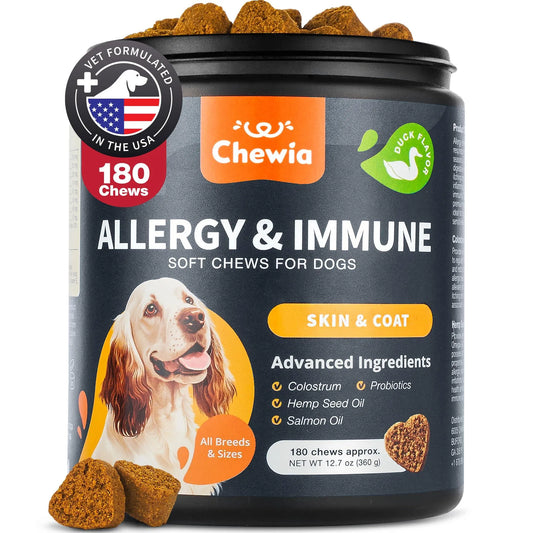 Dog Allergy Relief Chews – Itch & Skin Support