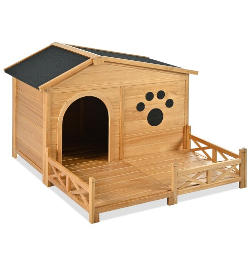 Wooden Dog House – Medium