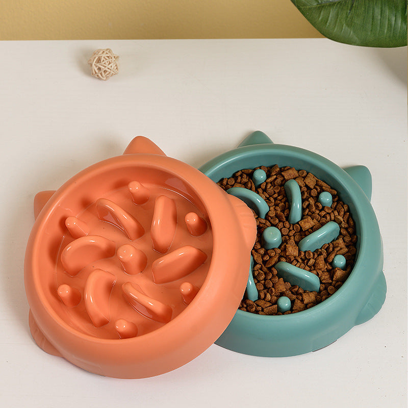 Slow Feeder Bowl for Dogs & Cats – Anti-Choking, Anti-Gulping Dish