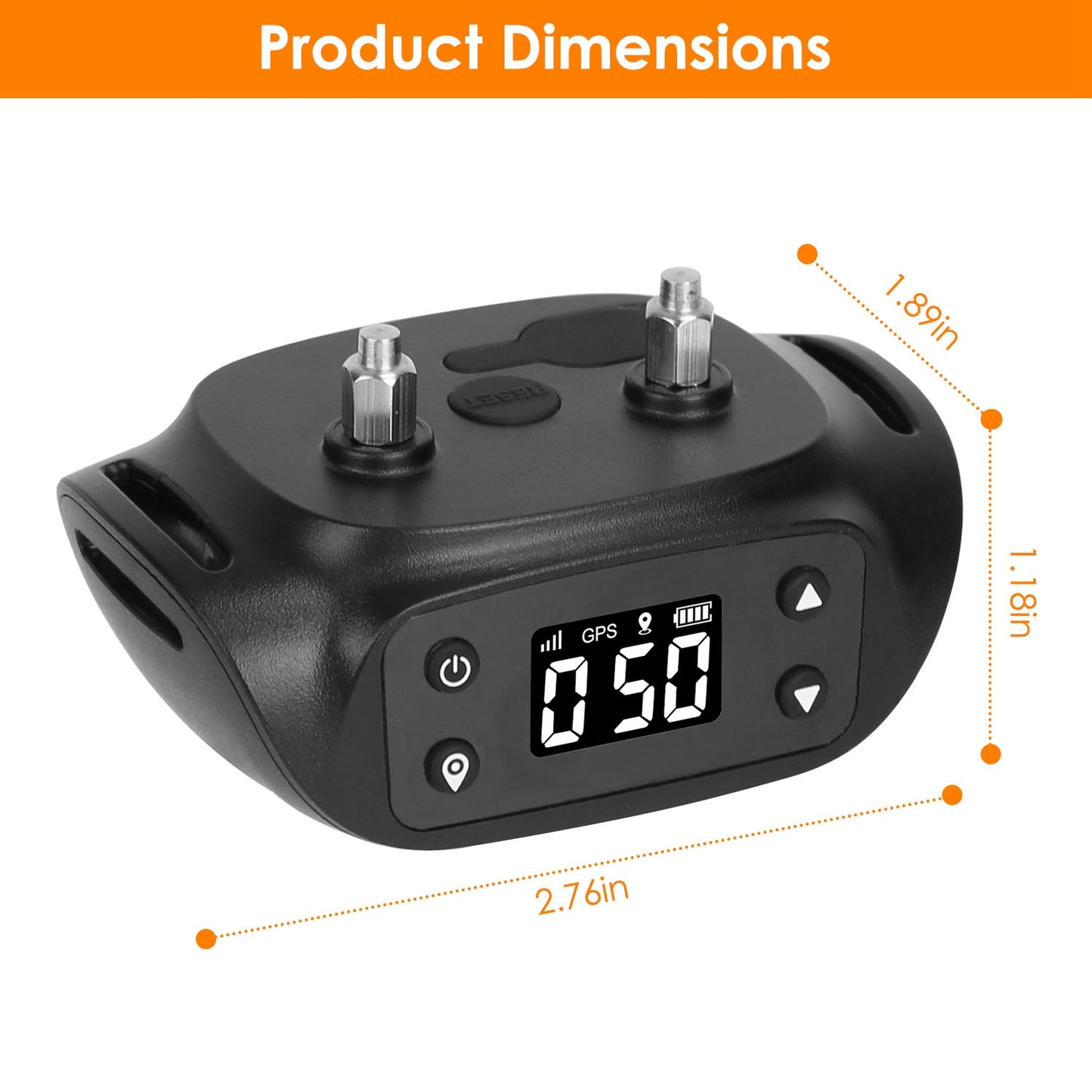 2-in-1 GPS Dog Fence & Tracker Collar