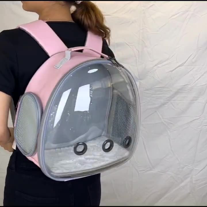 Transparent Space Backpack for Small Pets