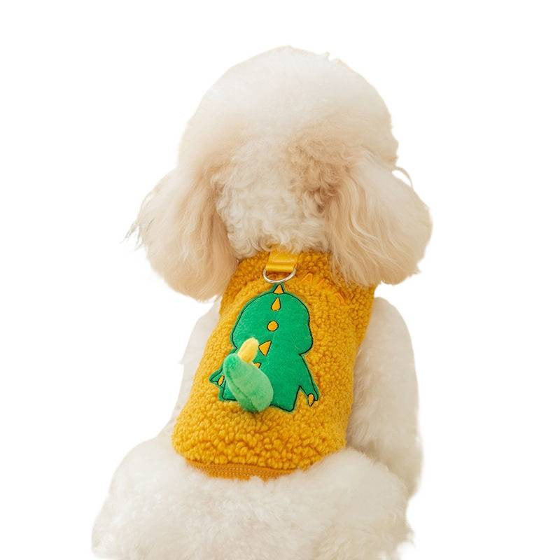 Pet Clothes Winter Warm Fleece-lined Thick Vest Sweater