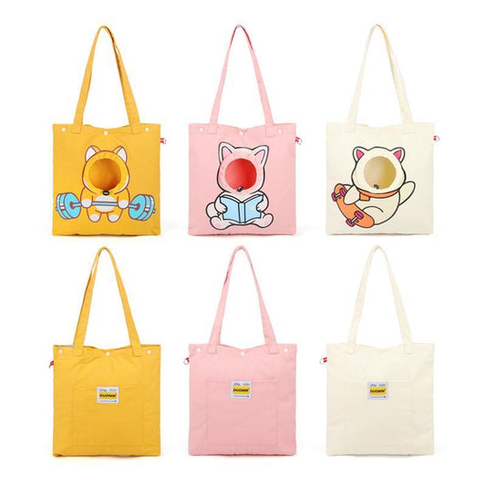Pet Canvas Shoulder Carrier Bag