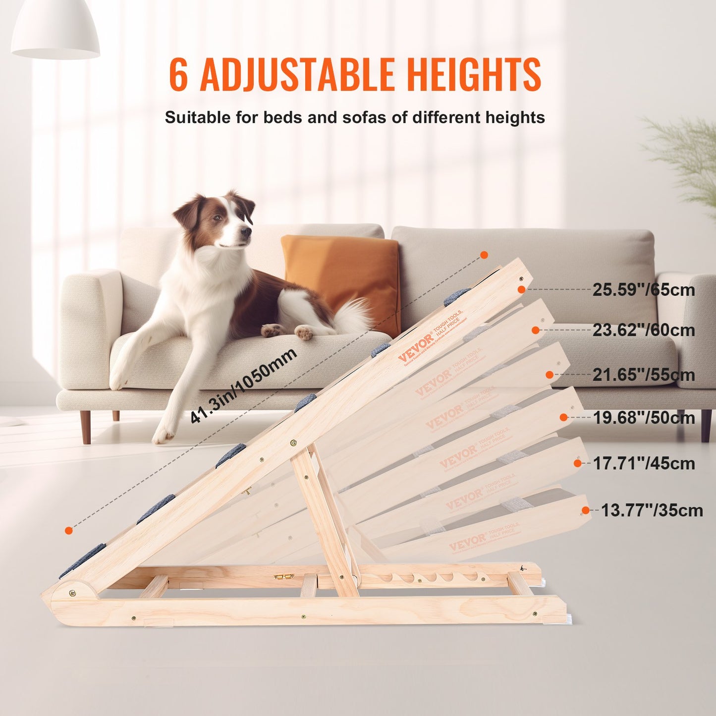 Adjustable Folding Dog Ramp