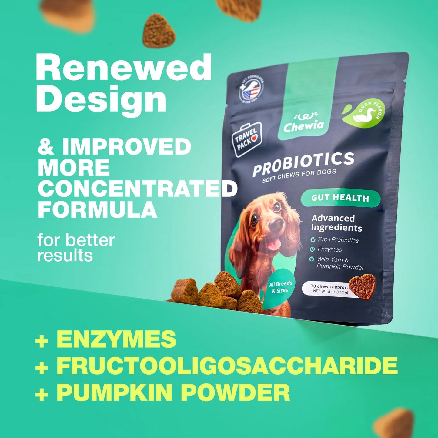 Probiotics for Dogs – Digestive & Immune Support Chews