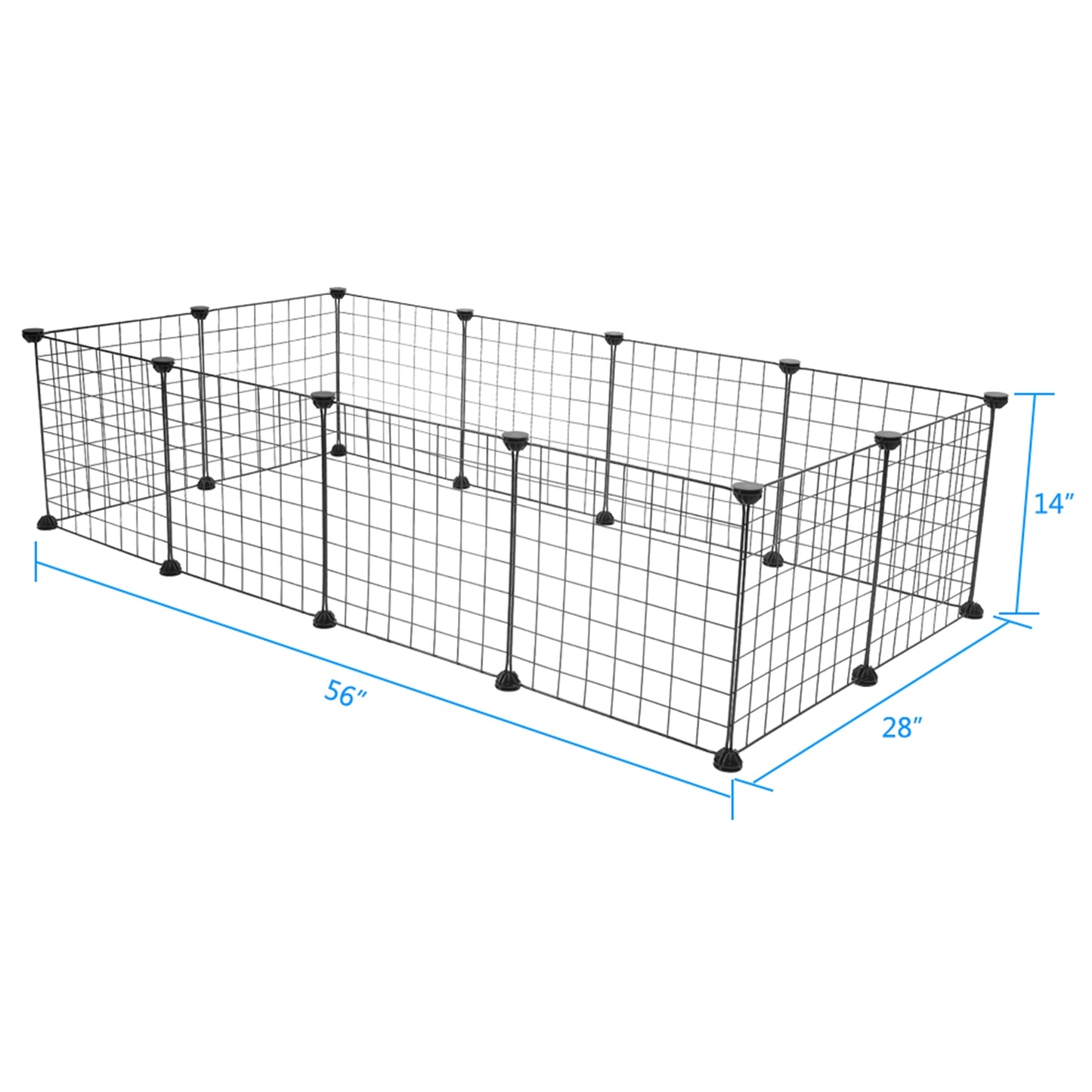 Portable Pet Playpen – Indoor Metal Wire Fence for Small Animals, Rabbits & Guinea Pigs