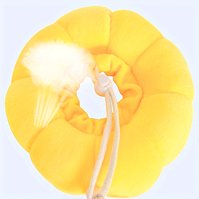 Sunflower Recovery Collar for Cats & Small Dogs