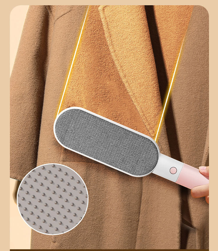 Double-Sided Pet Hair Remover Brush for Furniture & Clothing