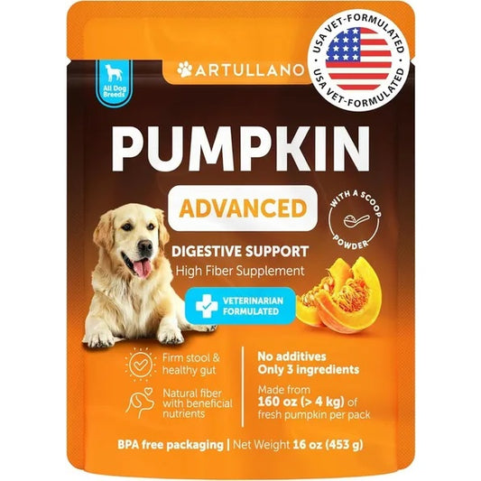 Pumpkin Powder for Dogs – Digestive & Fiber Support (16 oz)