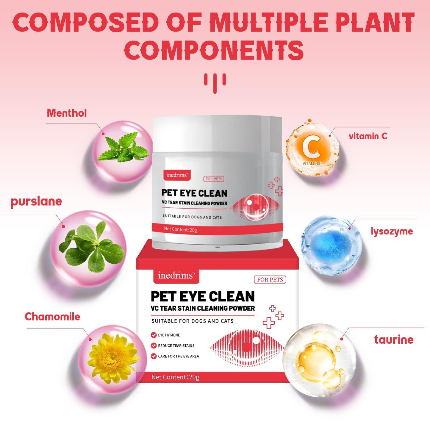 Pet Tear Stain Removal Powder