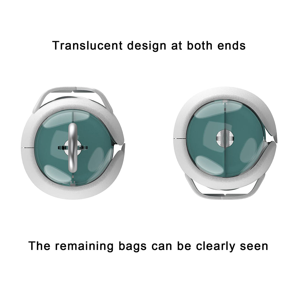 Dog Poop Bag Holder & Dispenser with Leash Attachment