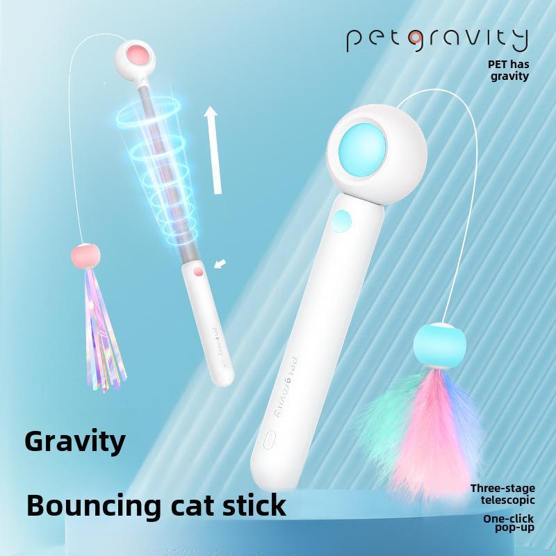 Retractable Laser Cat Toy Wand