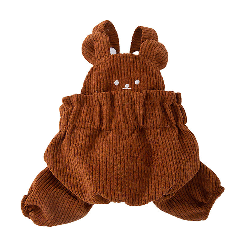Autumn & Winter Velvet Puppy Jumpsuit