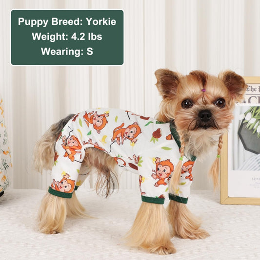 Soft Spring/Summer Pajamas for Small Dogs & Cats